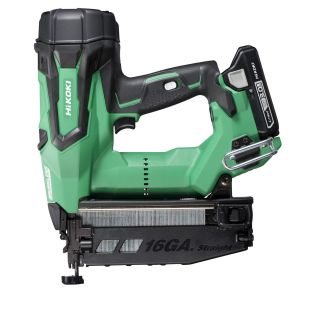Hikoki 2nd Fix Straight Nail Gun + 2x 2.0Ah Batteries & Charger NT1865DM