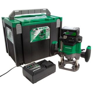Hikoki 1/2 C/Less M/Volt Router C/W 1x 2.5Ah Battery & Charger M3612DAJPZ