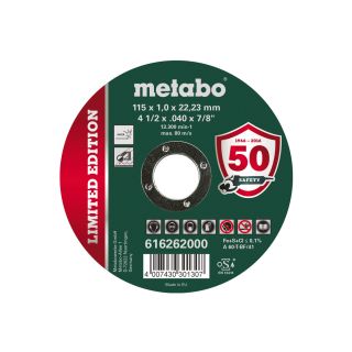 Metabo Metal Slitting Discs 1mm Thick 115mm 10 Pack