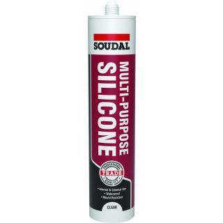 Soudal Multi-Purpose Silicone Clear 270ml