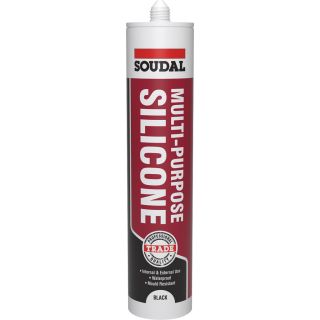 Soudal Multi-Purpose Silicone Black 270ml 116824