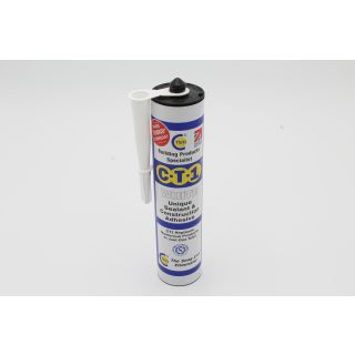C-Tec CT1 Construction Sealant Adhesive White 290ml