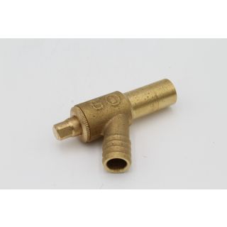 Brass Drain Cock - Long Tail 15mm