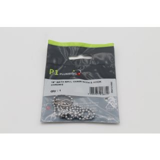 Embrass 12 Basin Ball Chain C/W Metal Stay Cp 200147 (Qty 1)