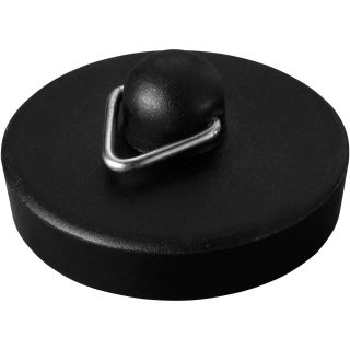 Embrass 200833 Poly Basin Plug Black 1.1/2