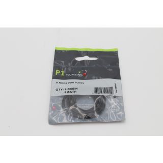 Embrass O Rings For Bath/Basin Plugs 200666 (Qty 5 Each)