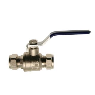 Embrass 305585 Ep Butterfly Ball Valve Full Bore Blue Handle 22mm