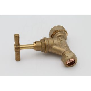 Embrass 301624 15mm x 20mm Poly Stopcock Brass