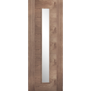 LPD SIGWAL1L33 Sigma Walnut Door 1 Light Clear Glazed 1981x838x35