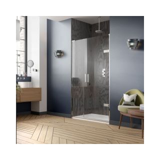 Eauzone Hinged Door With Inline Panel For Recess EPW800RHSCENG