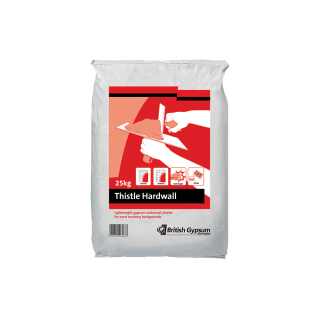 British Gypsum Thistle Hardwall Plaster 25kg