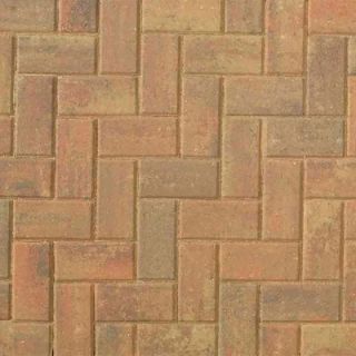 Brett Omega Block Paving Autumn Gold 200x100x50mm