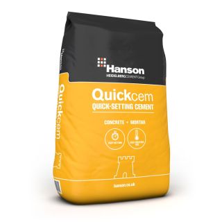 Hanson Quickcem Fast Setting Cement 25kg Bag
