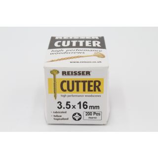 Reisser Cutter Screws 3.5x16mm (Box 200)