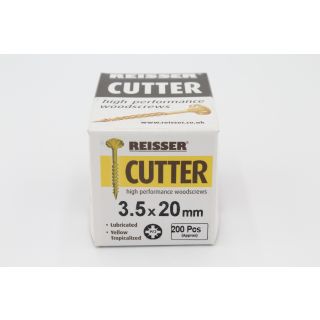 Reisser Cutter Screws 3.5x20mm (Box 200)