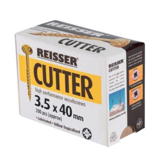 Reisser Cutter Screws 3.5x40mm (Box 200)