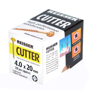 Reisser Cutter Screws 4.0x20mm (Box 200)