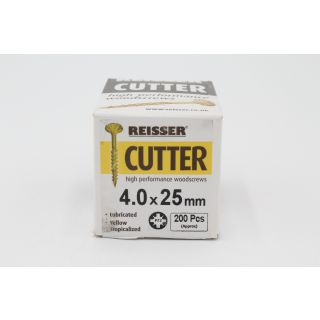 Reisser Cutter Screws 4.0x25mm (Box 200)