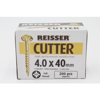 Reisser Cutter Screws 4.0x40mm (Box 200)