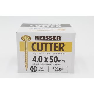 Reisser Cutter Screws 4.0x50mm (Box 200)