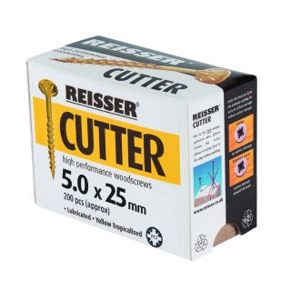 Reisser Cutter Screws 5.0x25mm (Box 200)