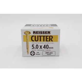 Reisser Cutter Screws 5.0x40mm (Box 200)