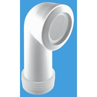 McAlpine Macfit WC Connector 90 Degree Long Bend 110mm (4in) MAC-8L
