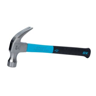 Ox Pro Fibreglass Handle Claw Hammer 56g (20oz)