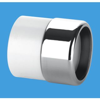 McAlpine Straight CP Brass x ABS Connector ABS32/35G-CB