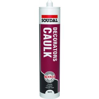 Soudal Decorators Caulk White 290ml