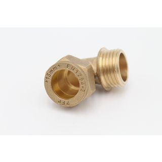 Compression 15mm x 1/2inch M.I. Elbow CB22-15D