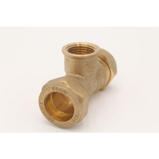 Compression 22mm x 22mm x 1/2inch F.I. Tee CB34-2222D