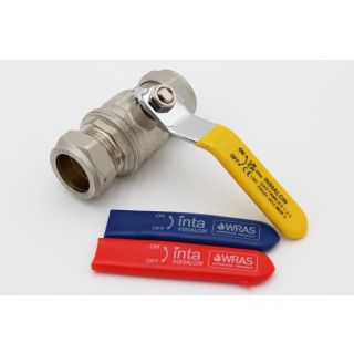Inta Universal 15mm (Gas)(Wras)Lever Ballvalve IN89ALGWC1