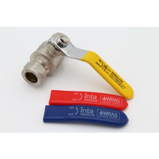 Inta Universal 22mm (Gas)(Wras)Lever Ballvalve IN89ALGWC2