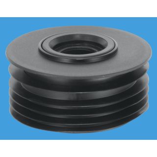 McAlpine Drain Connector 1 1/4inch - 1 1/2inch Black DC2-BL