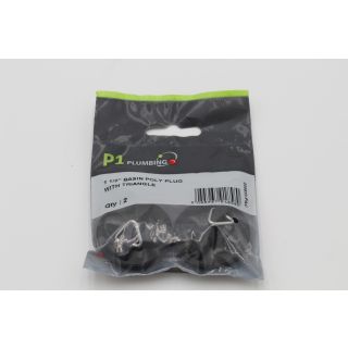 Basin Poly Plug (Black) (1) 200833-PAC