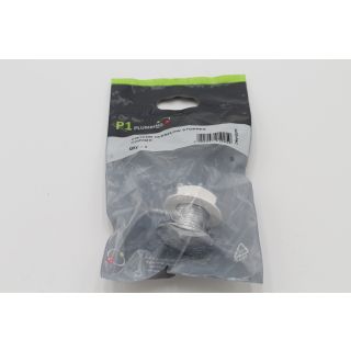 Chrome Cistern Overflow Stopper (1) 344325-PAC