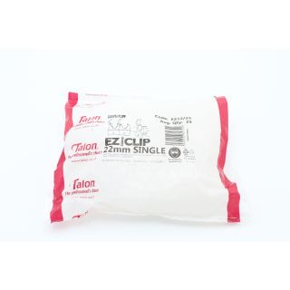 Talon 22mm EZ Clip - 25 per bag